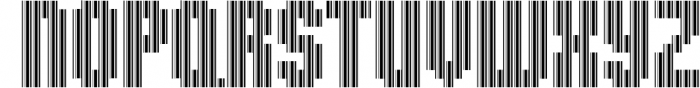 Bar Code Font 1 Font UPPERCASE