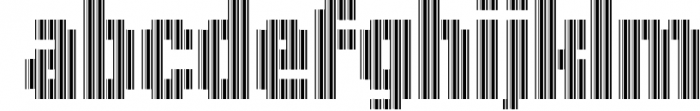 Bar Code Font 1 Font LOWERCASE