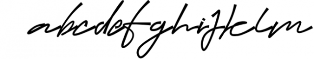Barack Modern signature script font Font LOWERCASE