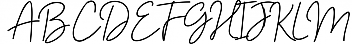 Barcelony Signature Font UPPERCASE