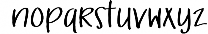 Barista Blues- Handwritten Font Font LOWERCASE