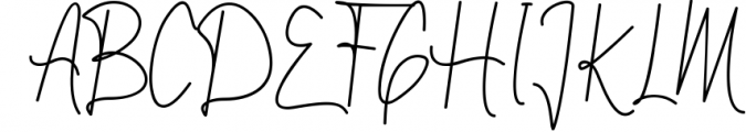Barithom - Signature Font Font UPPERCASE