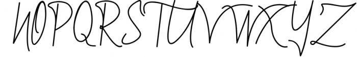Barithom - Signature Font Font UPPERCASE