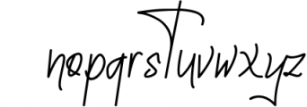 Barithom - Signature Font Font LOWERCASE
