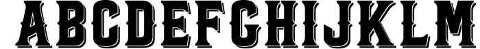 Barletta - Vintage Serif Font 3 Font UPPERCASE