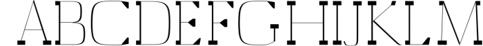 Barnes Serif Typeface 1 Font UPPERCASE