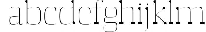 Barnes Serif Typeface 1 Font LOWERCASE