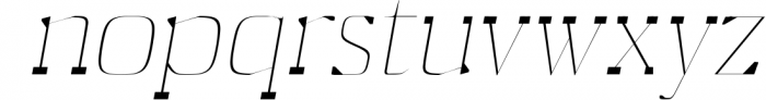 Barnes Serif Typeface 3 Font LOWERCASE