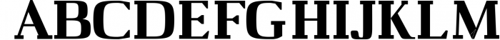 Barnes Serif Typeface 4 Font UPPERCASE