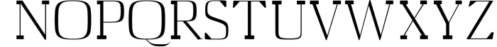 Barnes Serif Typeface 5 Font UPPERCASE