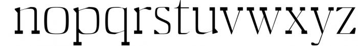 Barnes Serif Typeface 5 Font LOWERCASE