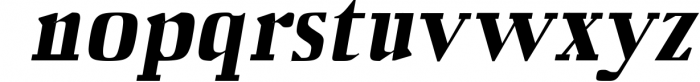 Barnes Serif Typeface Font LOWERCASE