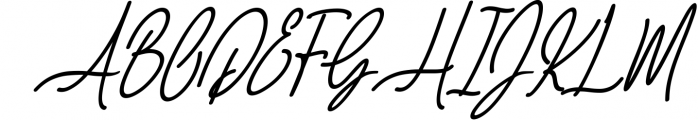 Baropetha Signature - 5 Weight Signature 1 Font UPPERCASE