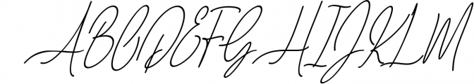 Baropetha Signature - 5 Weight Signature 3 Font UPPERCASE