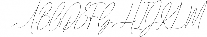 Baropetha Signature - 5 Weight Signature 4 Font UPPERCASE