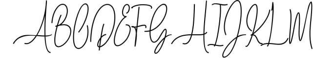 Baropetha Signature - 5 Weight Signature 9 Font UPPERCASE