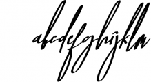 Baropetha Signature - 5 Weight Signature Font LOWERCASE