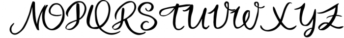 Baros Handwritten Font UPPERCASE