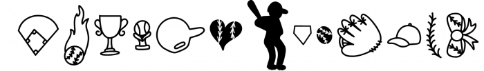 Baseball Momma - A Font Duo 1 Font UPPERCASE