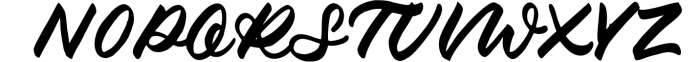 Bathiora - A Casual Handwritten Font Font UPPERCASE