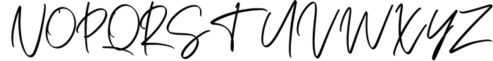 Bathsy Signature Brush Script Font Font UPPERCASE
