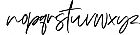 Bathsy Signature Brush Script Font Font LOWERCASE