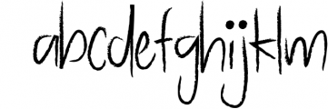 Battgge - Handwritten Minimalist Brush Font Font LOWERCASE