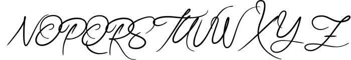 Batton Rettan Signature Font UPPERCASE