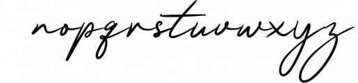 Batton Rettan Signature Font LOWERCASE