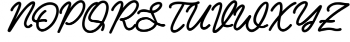 Bayhours Cursive Script Font Font UPPERCASE
