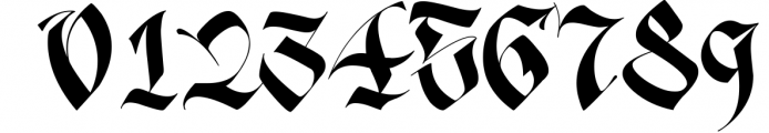 Baymanat - Callighraphy Blacklatter Font OTHER CHARS