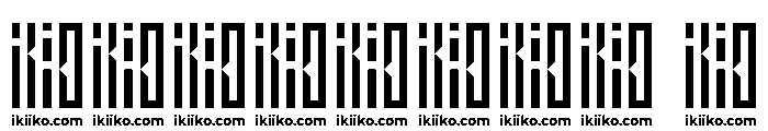 BACK IN BLACK ikiiko.com Font OTHER CHARS