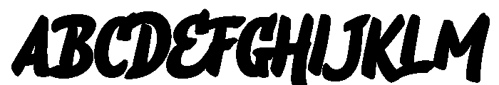 BACK IN BLACK ikiiko.com Font UPPERCASE