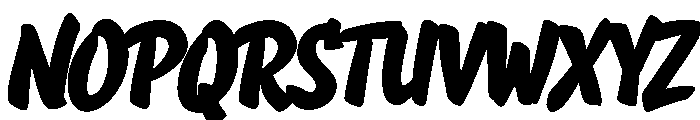 BACK IN BLACK ikiiko.com Font UPPERCASE