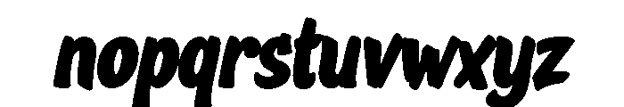BACK IN BLACK ikiiko.com Font LOWERCASE