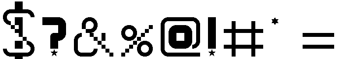 BANJJAK Regular Font OTHER CHARS