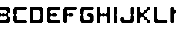 BANJJAK Regular Font UPPERCASE