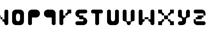 BANJJAK Regular Font LOWERCASE