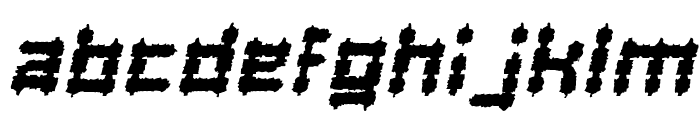 BARBARIAN Italic Font LOWERCASE