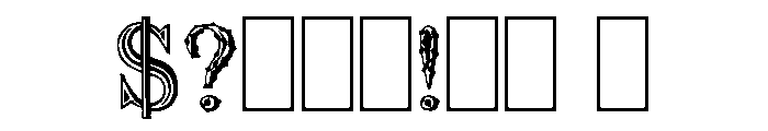 BARNACLE Font OTHER CHARS