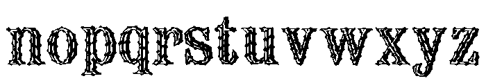BARNACLE Font LOWERCASE