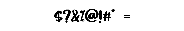BATAM Font OTHER CHARS