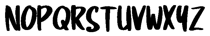 BATAM Font UPPERCASE