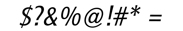 Baar Sophia Italic Font OTHER CHARS
