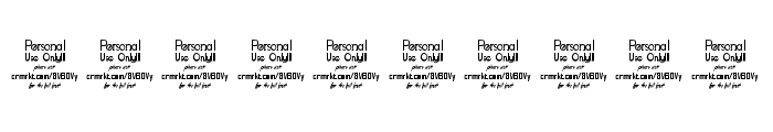 Babball Personal Use Regular Font OTHER CHARS