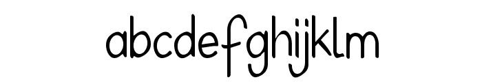 Babiole Extralight Font LOWERCASE