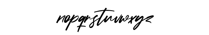 Babotta Free Regular Font LOWERCASE