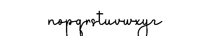 Baby Antoinela Font LOWERCASE