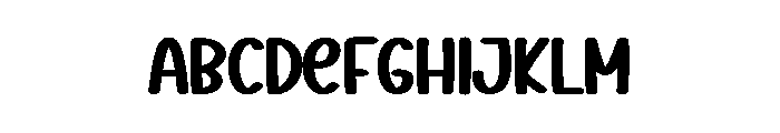 Baby Boho Font UPPERCASE