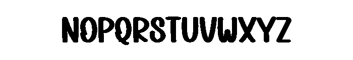 Baby Boho Font LOWERCASE